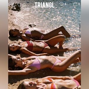 VINCA - MENDE Green bikini & neoprene bag OUR #TRIANGLGIRLS
@TRIANGL Large